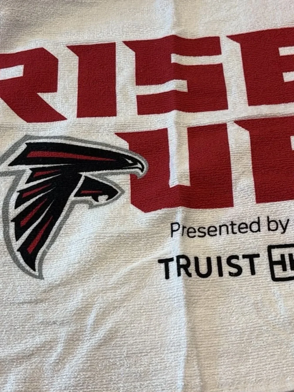 Atlanta Falcons Rise Up Truist NFL Hologram Rally Towel Stock #B35